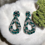 Green Stone Earring for Queen (Party collection)
