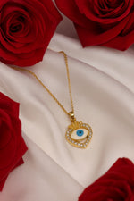 Evil Eye Gold Pendant for Women