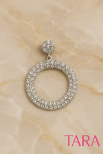 Silver statement 💥Hoop earrings for parties