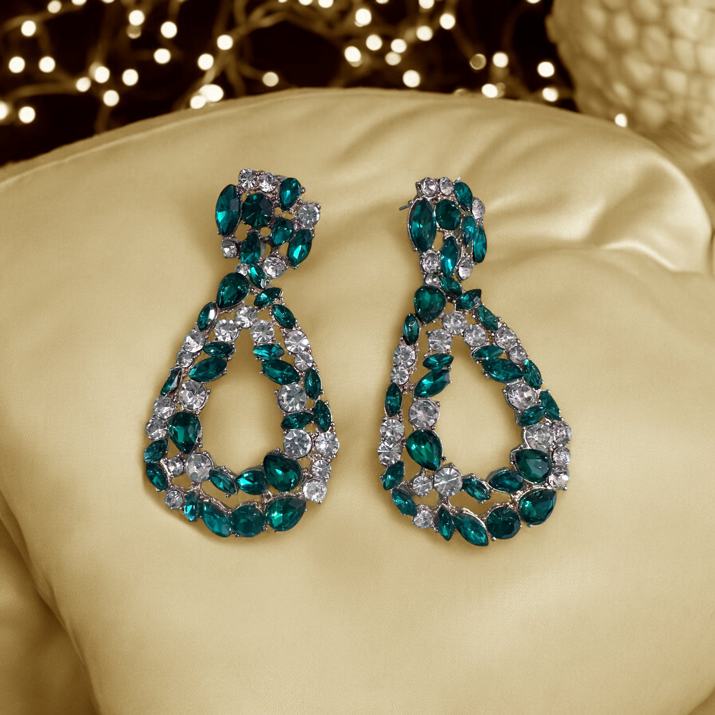 AD emerald Earrings / Statement Piece ๐ธ๐ธ๐ธโจ๐๏ธ
