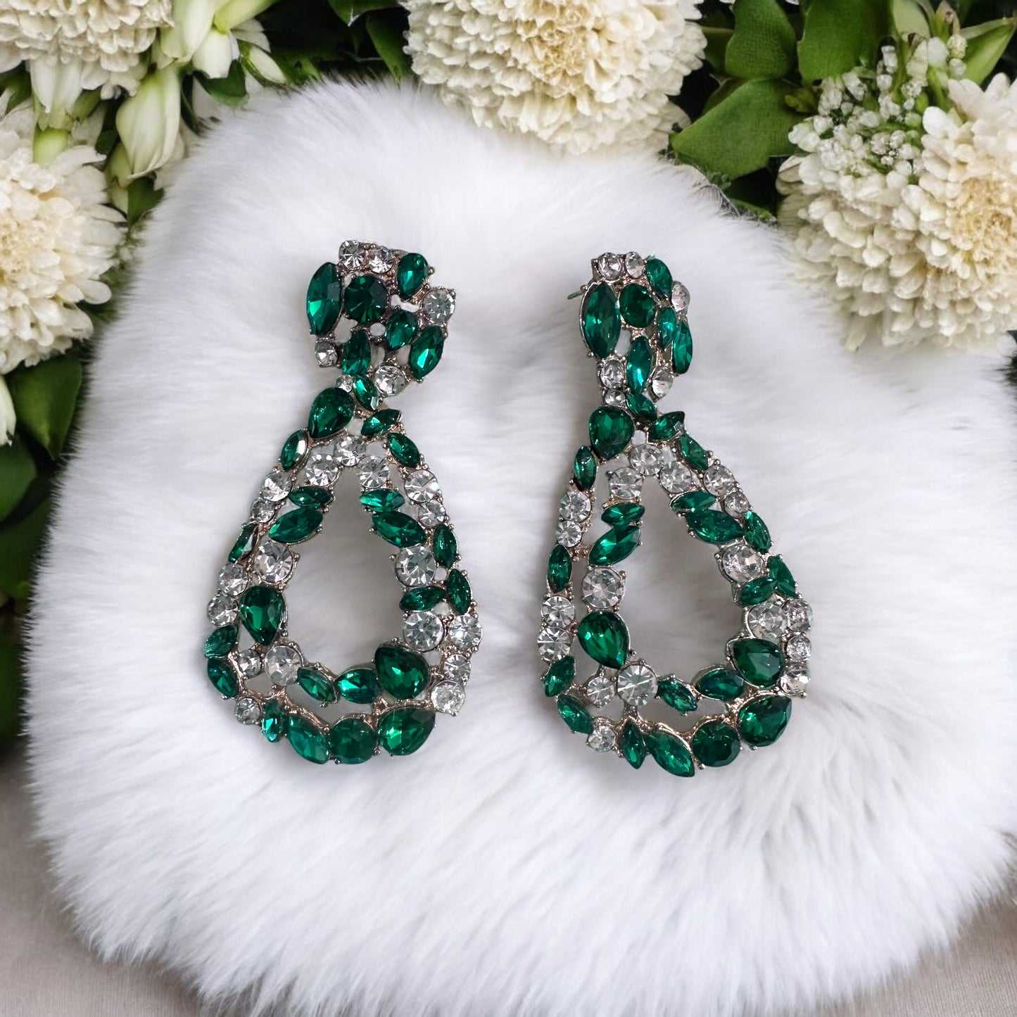 AD emerald Earrings / Statement Piece ๐ธ๐ธ๐ธโจ๐๏ธ