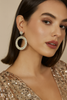 Silver statement ๐ฅHoop earrings for parties