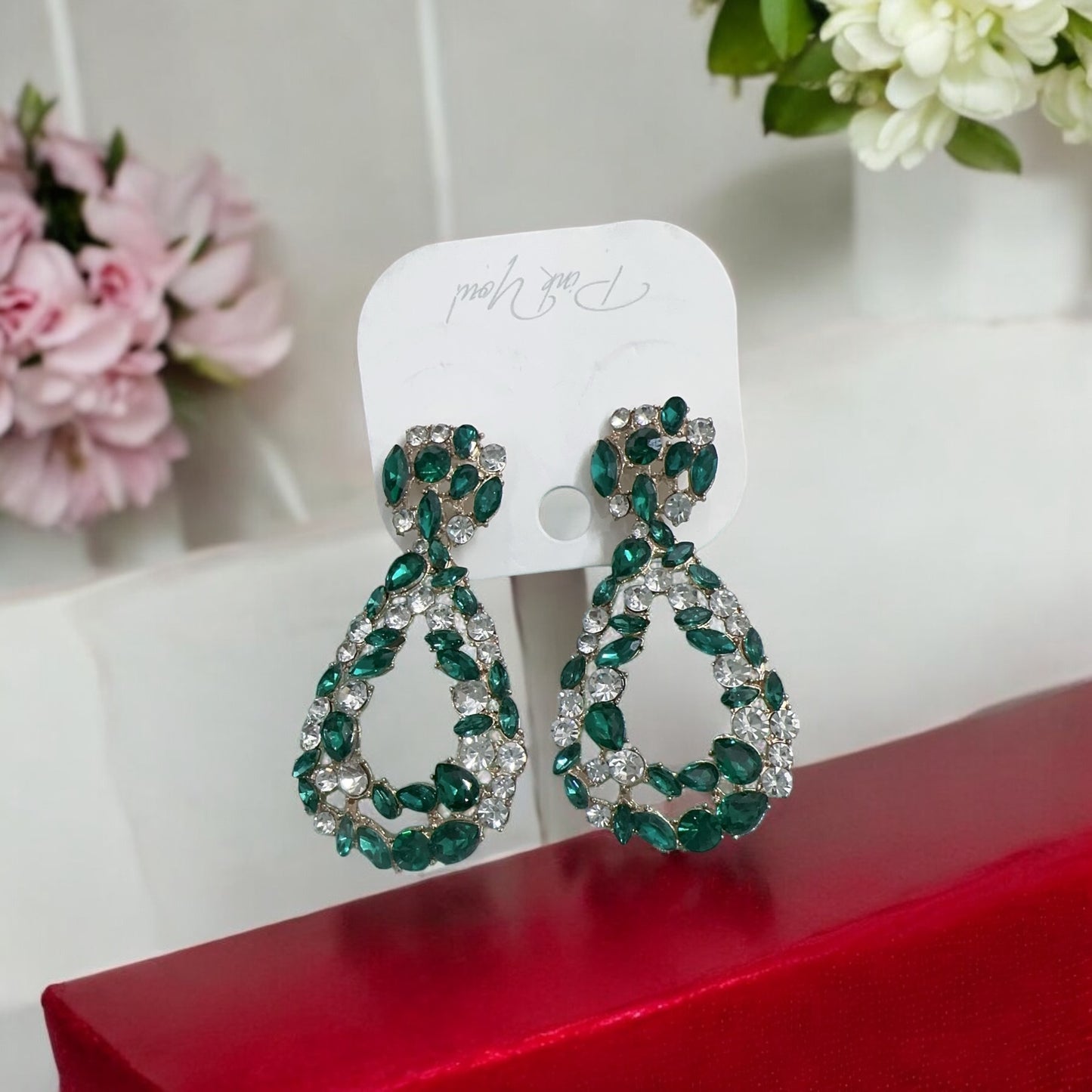 AD emerald Earrings / Statement Piece ๐ธ๐ธ๐ธโจ๐๏ธ