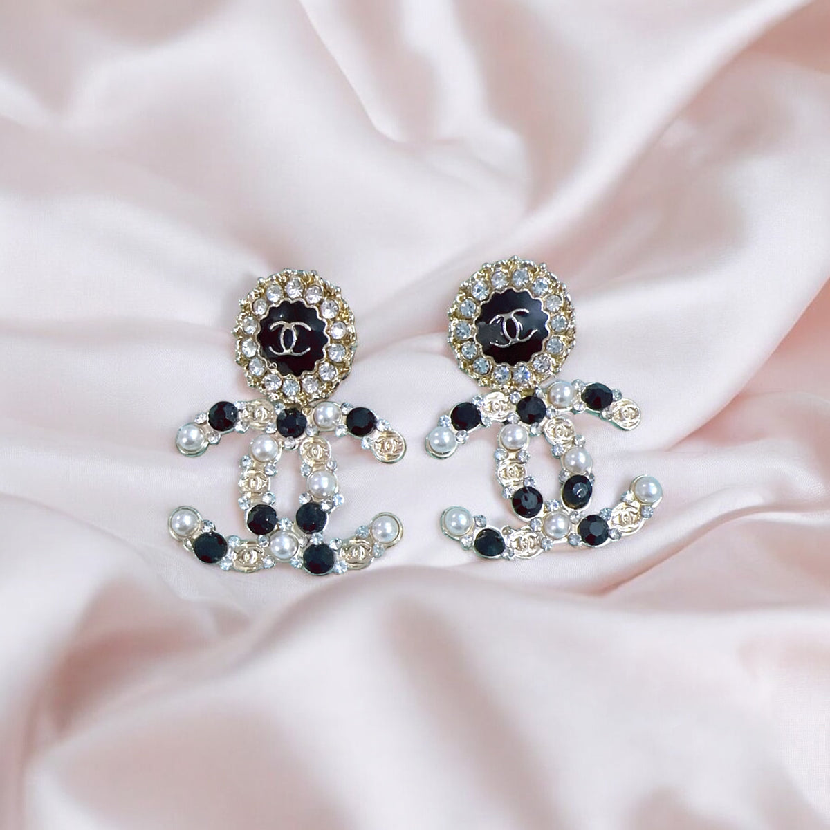 925 Silver Chanelinspired Earring 🌸✨🌸for everyday Use