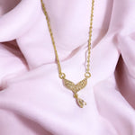 Golden pendant for women πΈπ₯ποΈβ¨