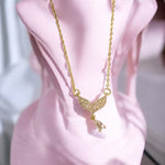 Golden pendant for women πΈπ₯ποΈβ¨