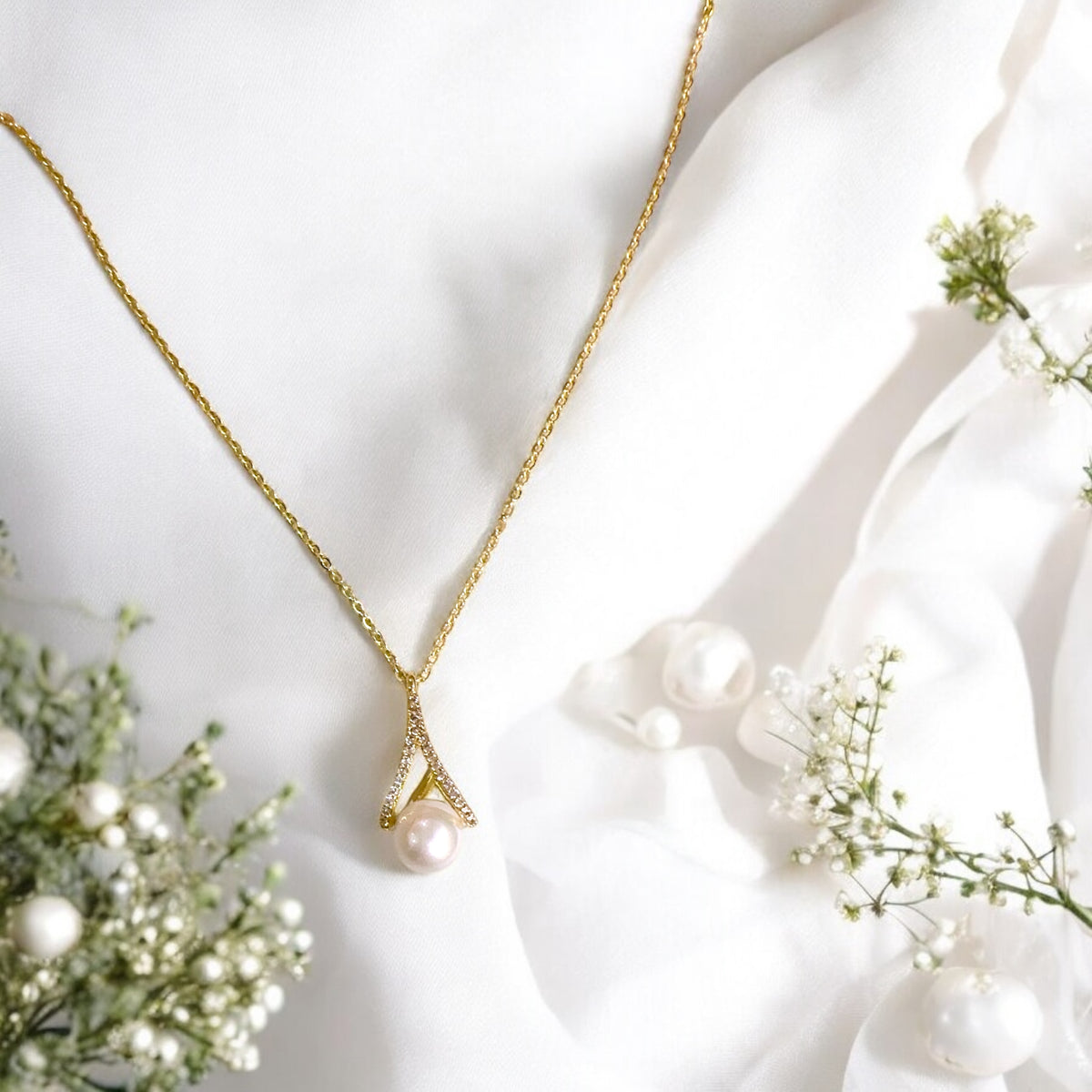 Minimalistic pearl pendant for women πΈπΈβ¨ππ₯°