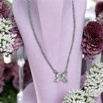 Butterfly Shaped Silver Pendant ๐ธโจ๐ธ For women