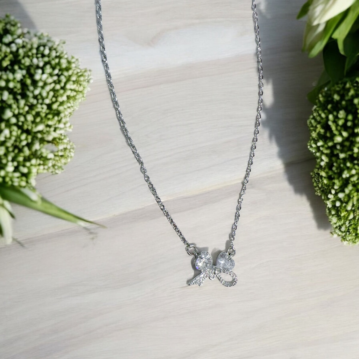 Butterfly Shaped Silver Pendant ๐ธโจ๐ธ For women