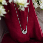 Moon shaped Silver Pendant ๐ธ