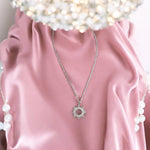Sun shaped silver pendant ✨🌸✨for Women