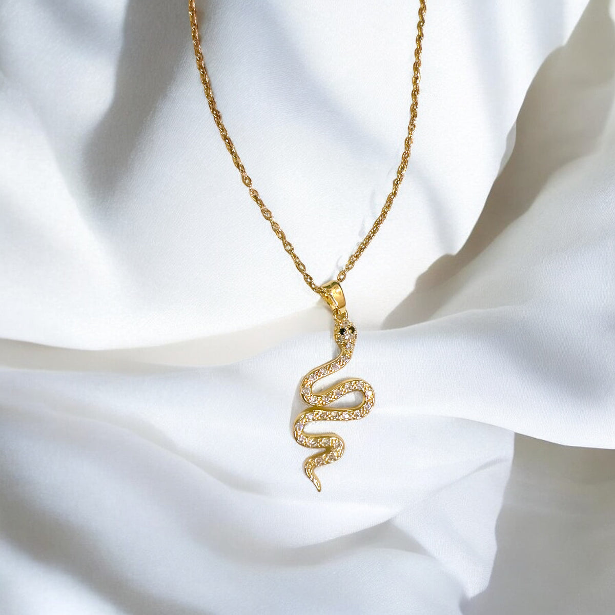 Golden Snake charm pendant for your EXπ₯²ππ₯