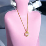 Golden Heart shape Pendant for Women✨💖💐