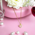 Golden Heart shape Pendant for Women✨💖💐