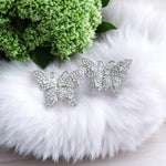 925Butterflyshaped silver earrings for my cuties 🌸✨