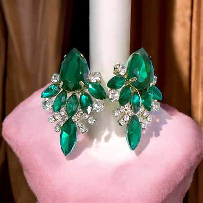 Stunning Green Stone statement EARRING✨🌸✨