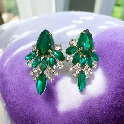 Stunning Green Stone statement EARRING✨🌸✨