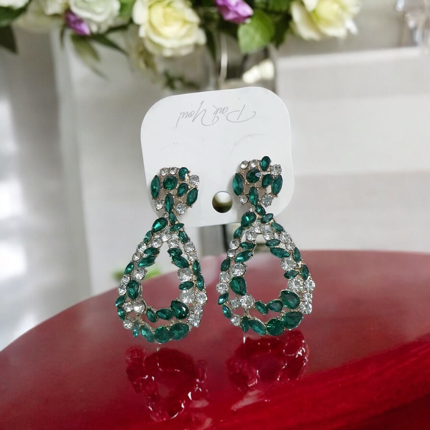 AD emerald Earrings / Statement Piece 🌸🌸🌸✨🛍️