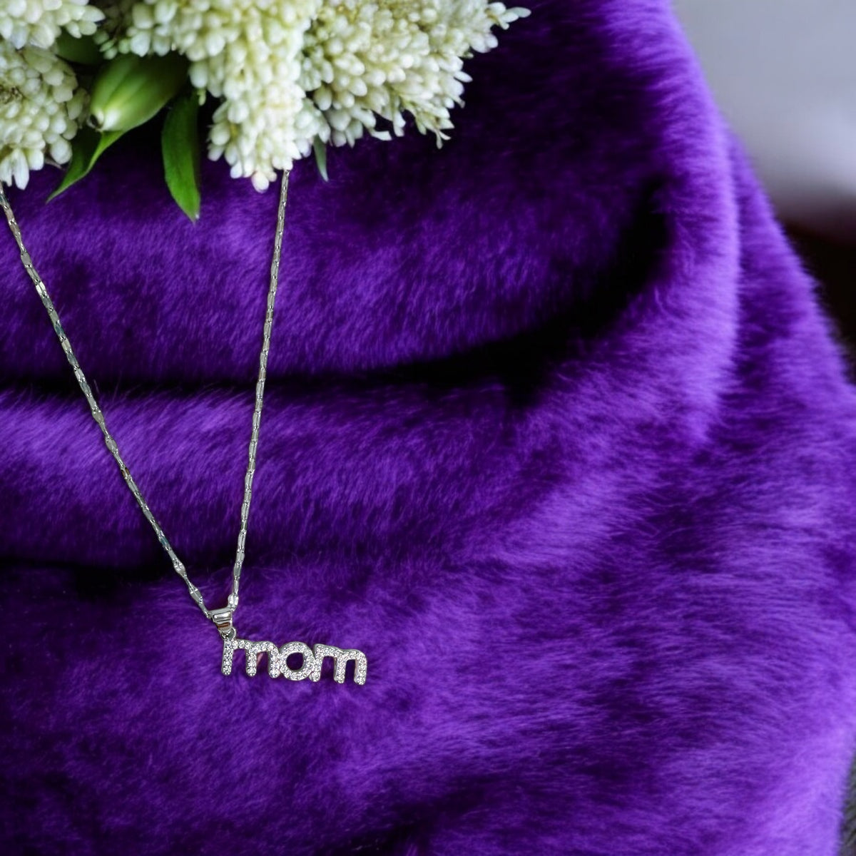 925Silver Mom Pendant 🌸