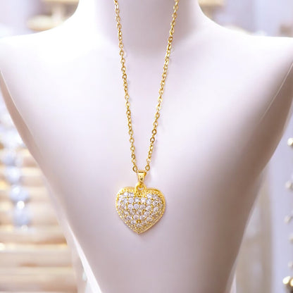 Golden heart shaped Pendant ✨💥✨🌸for Women