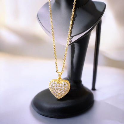 Golden heart shaped Pendant ✨💥✨🌸for Women