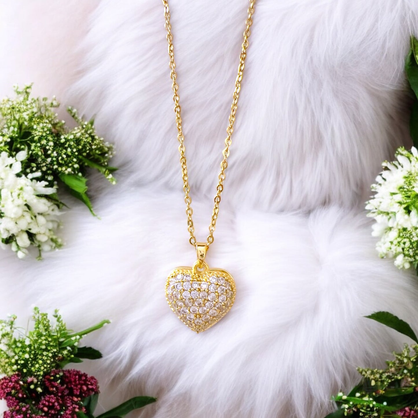 Golden heart shaped Pendant ✨💥✨🌸for Women