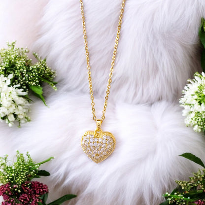 Golden heart shaped Pendant ✨💥✨🌸for Women