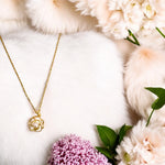 Golden Rose shaped Pendant for my Sweetheart 🥰📩🌸