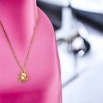 Golden Rose shaped Pendant for my Sweetheart 🥰📩🌸